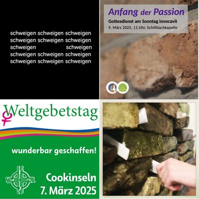 Am Anfang der Passion - Collage