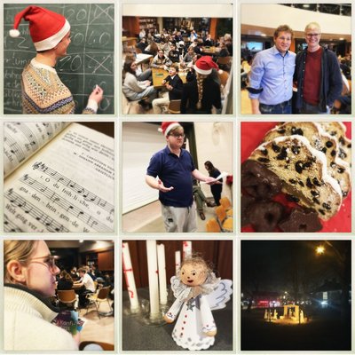 Weihnachtslieder raten Collage