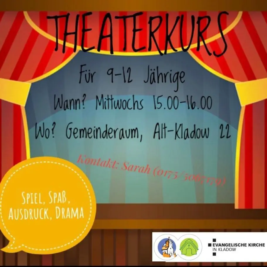 Plakat Theaterkurs