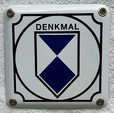 Denkmalschutz Plakette