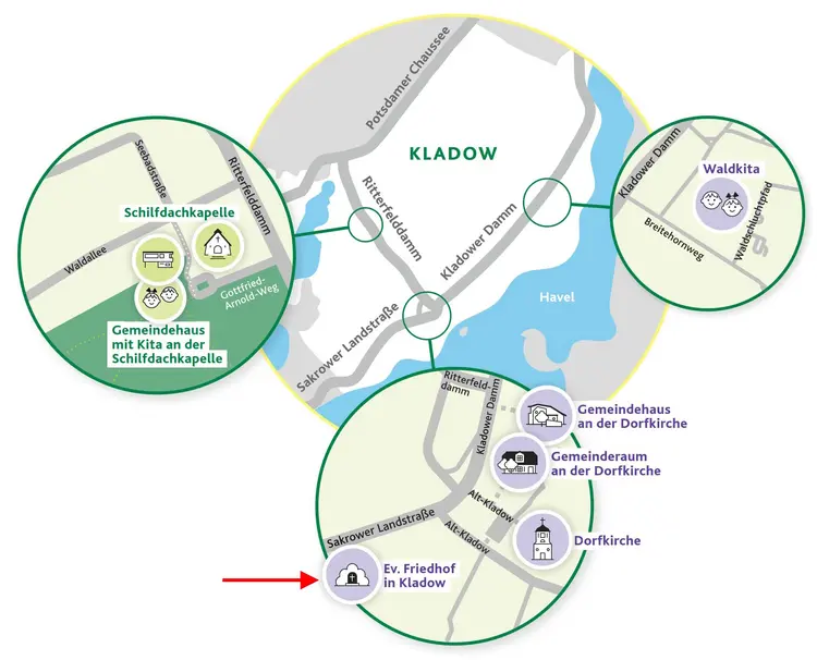 Lageplan Friedhof