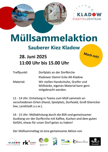 Plakat Müllsammeltag 28.6.25