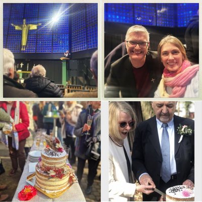 Collage Hochzeit und Wahl des Generalsuperintendenten